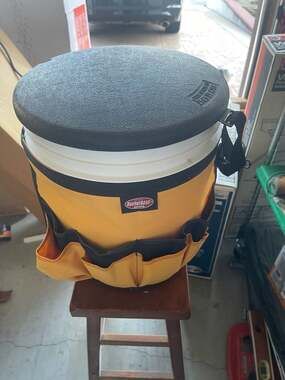 Bucket Boss 5-Gallon Bucket Organizer Kit with Seat Lid and 3 Stacker Trays